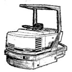 Manual Tennant 527 Power Scrubber